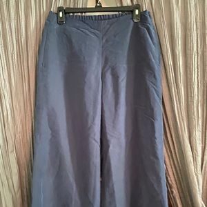 J Jill wide leg capris with side zip